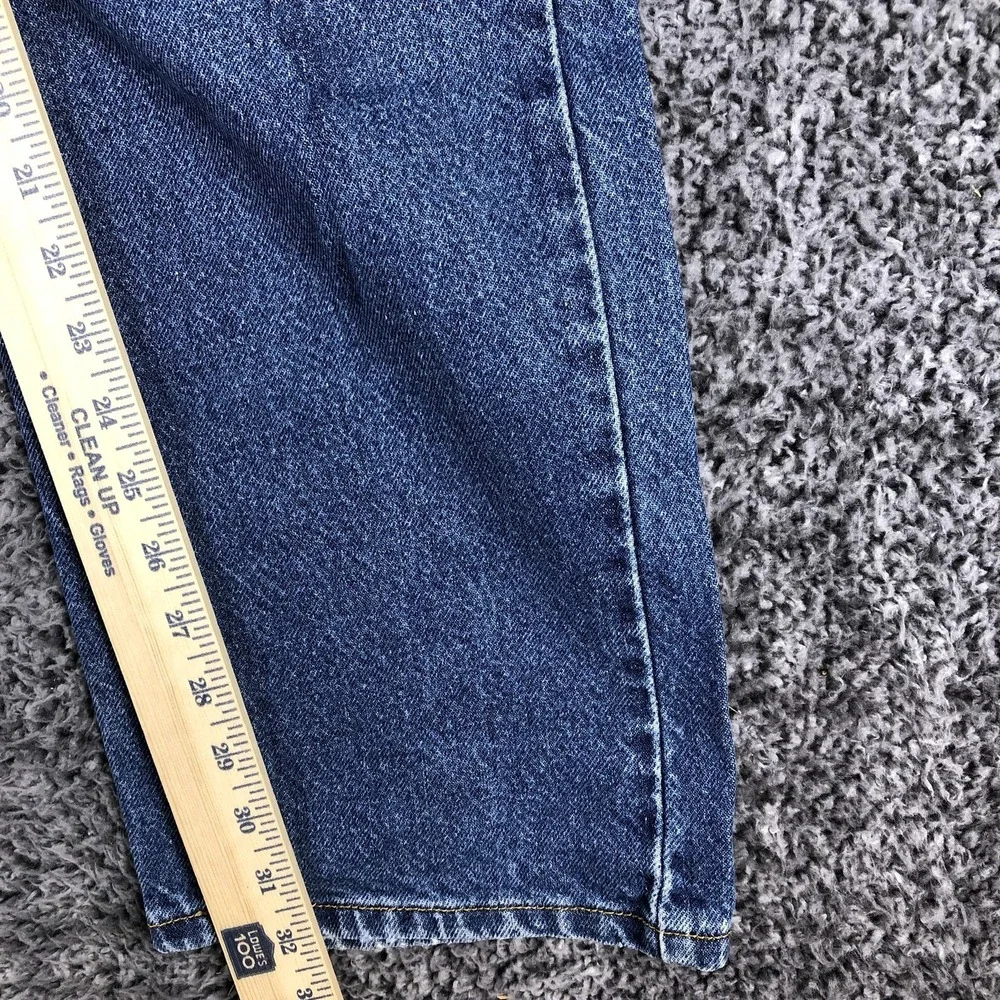 Levis 505 Jeans Mens 36x32 Blue Regular Fit Straight Leg Denim Medium Wash Y2K